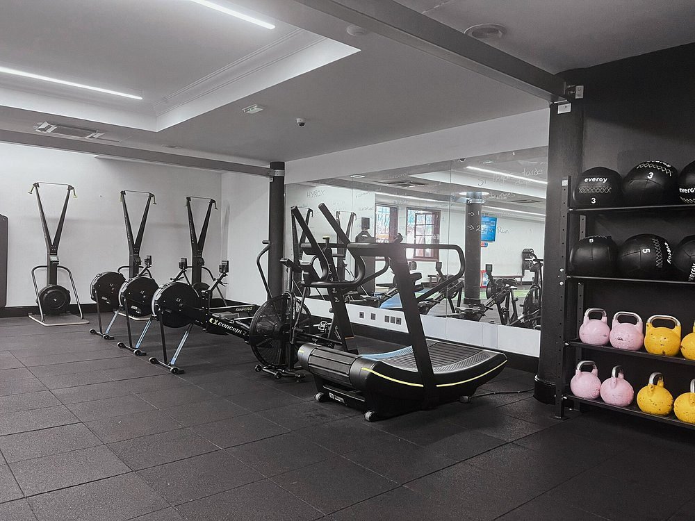 Modern gym with cardio machines and weights at Hotel Fariones, luxury hotel Lanzarote